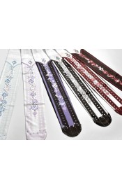 Red Maria Iris Alice Tights